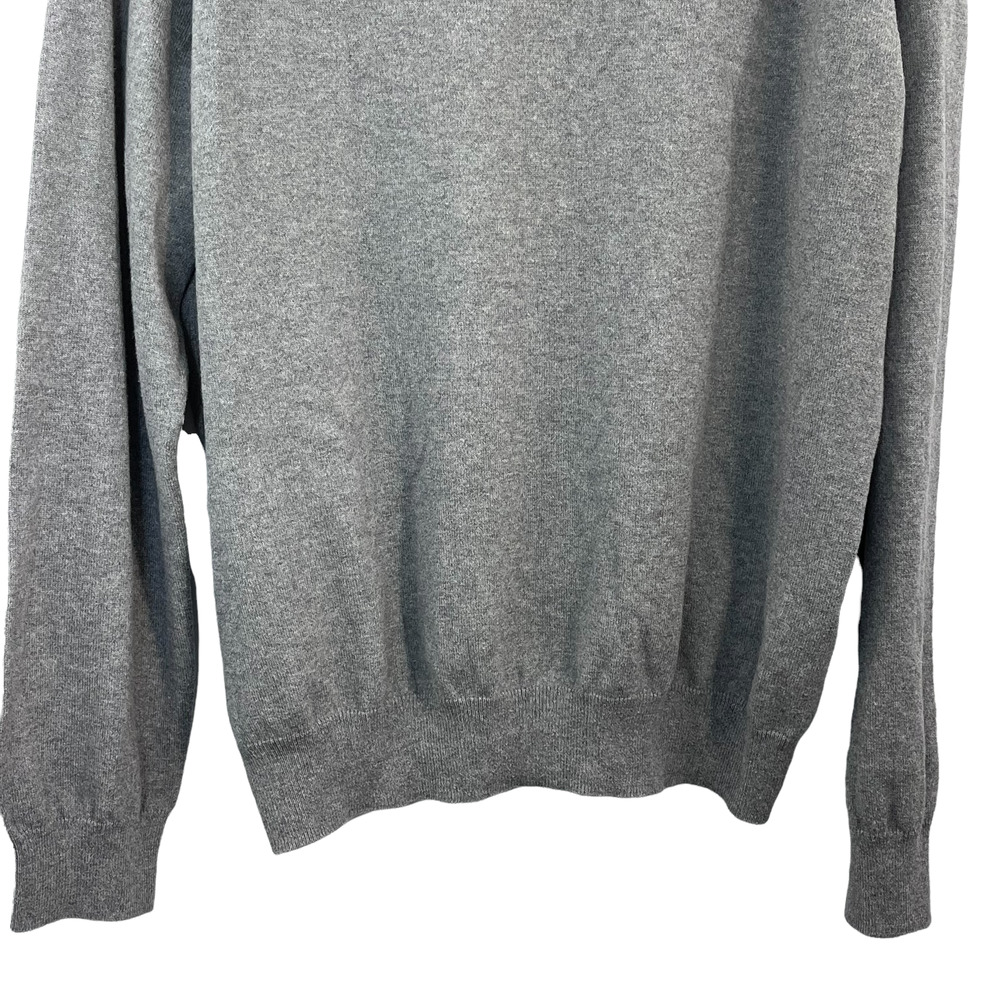 J.Crew Men's V-neck Cotton with Cashmere Long Sleeve Sweater Size XL - Picture 7 of 9